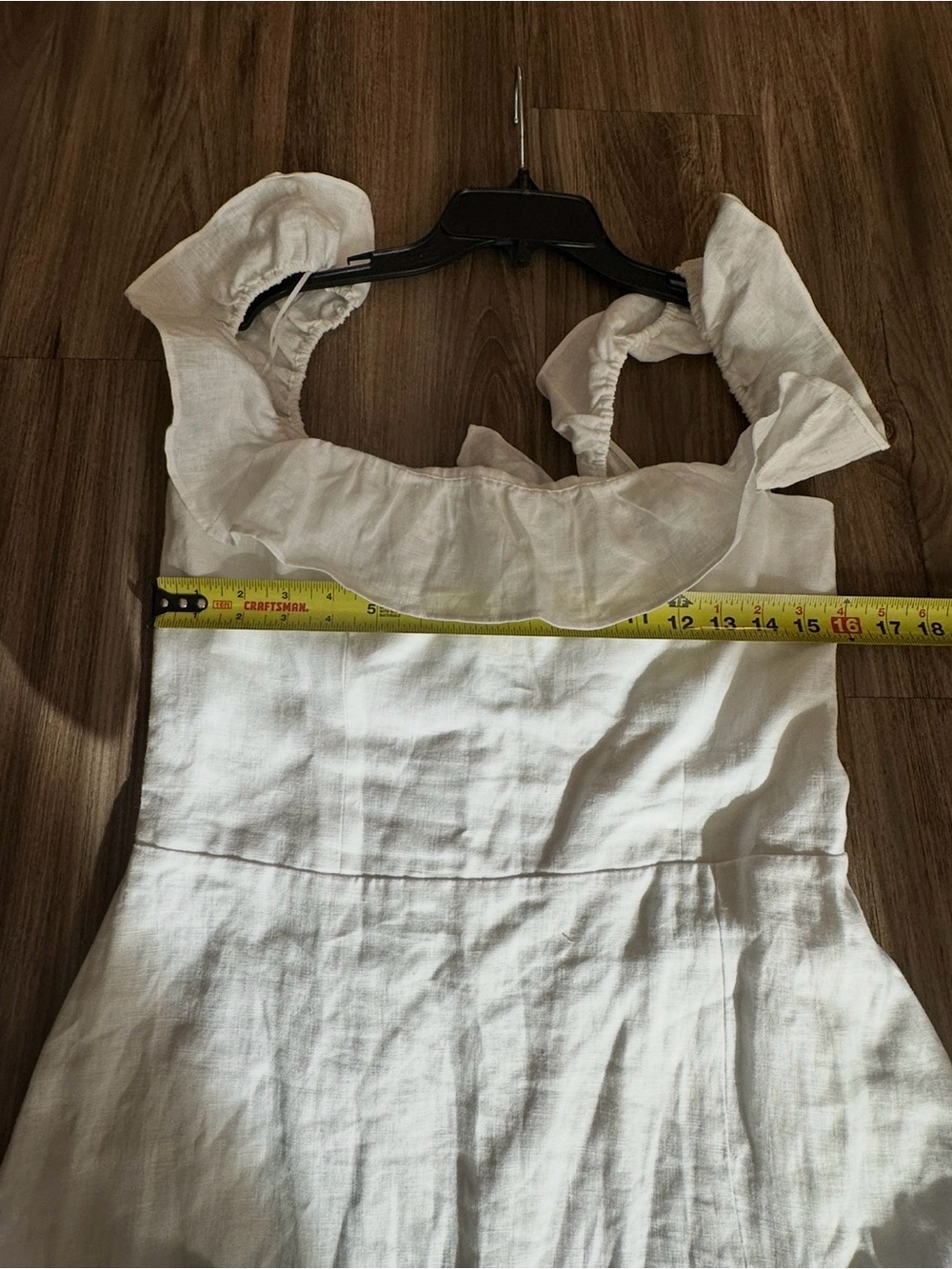 Reformation Amethyst Linen Dress. - Picture 4 of 9